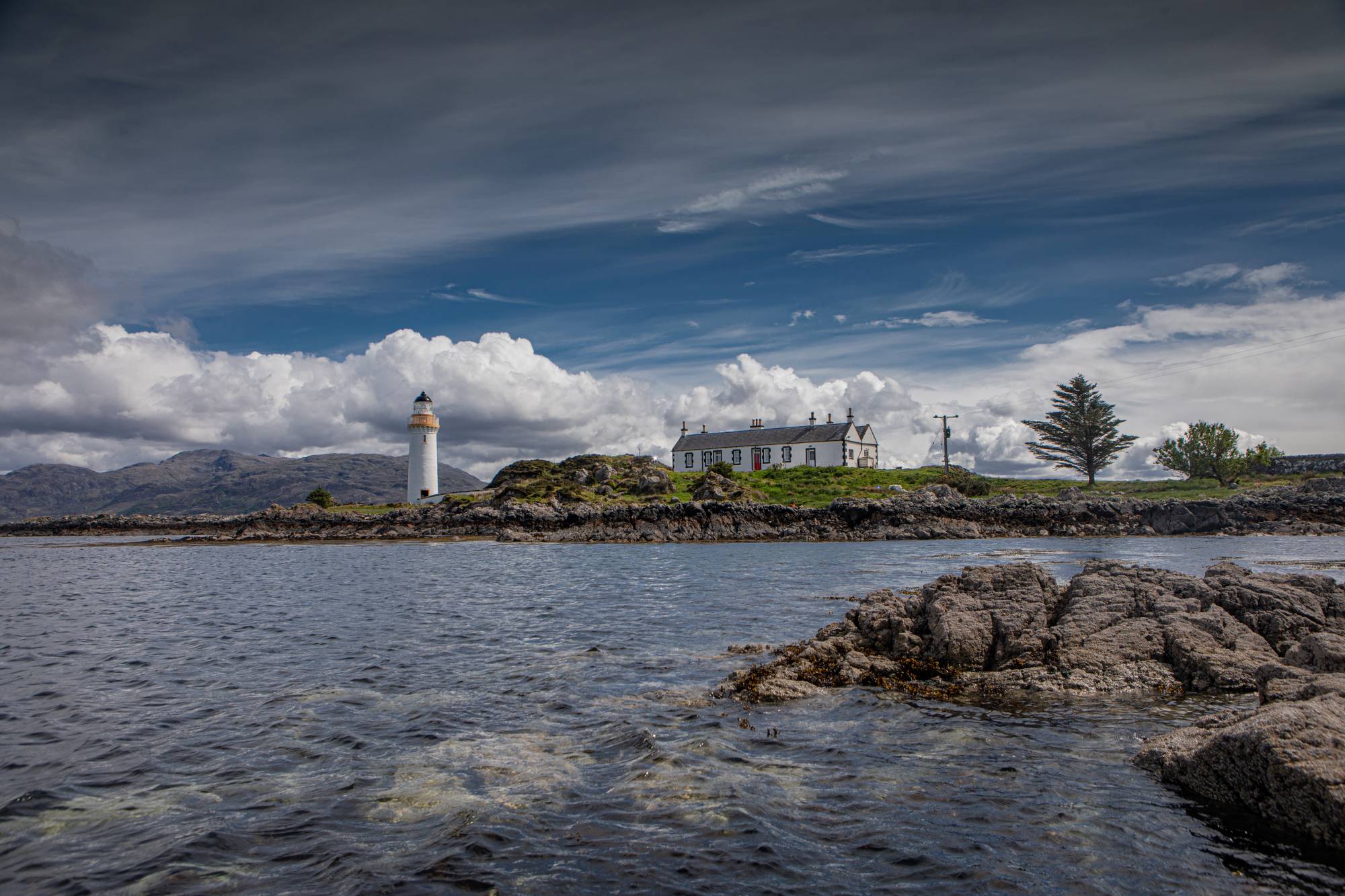 Eilean Sionnach Lighthouse Holiday Cottage, near Skye, Scotland